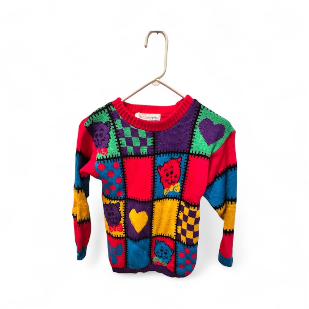 Colorful Patchwork Sweater